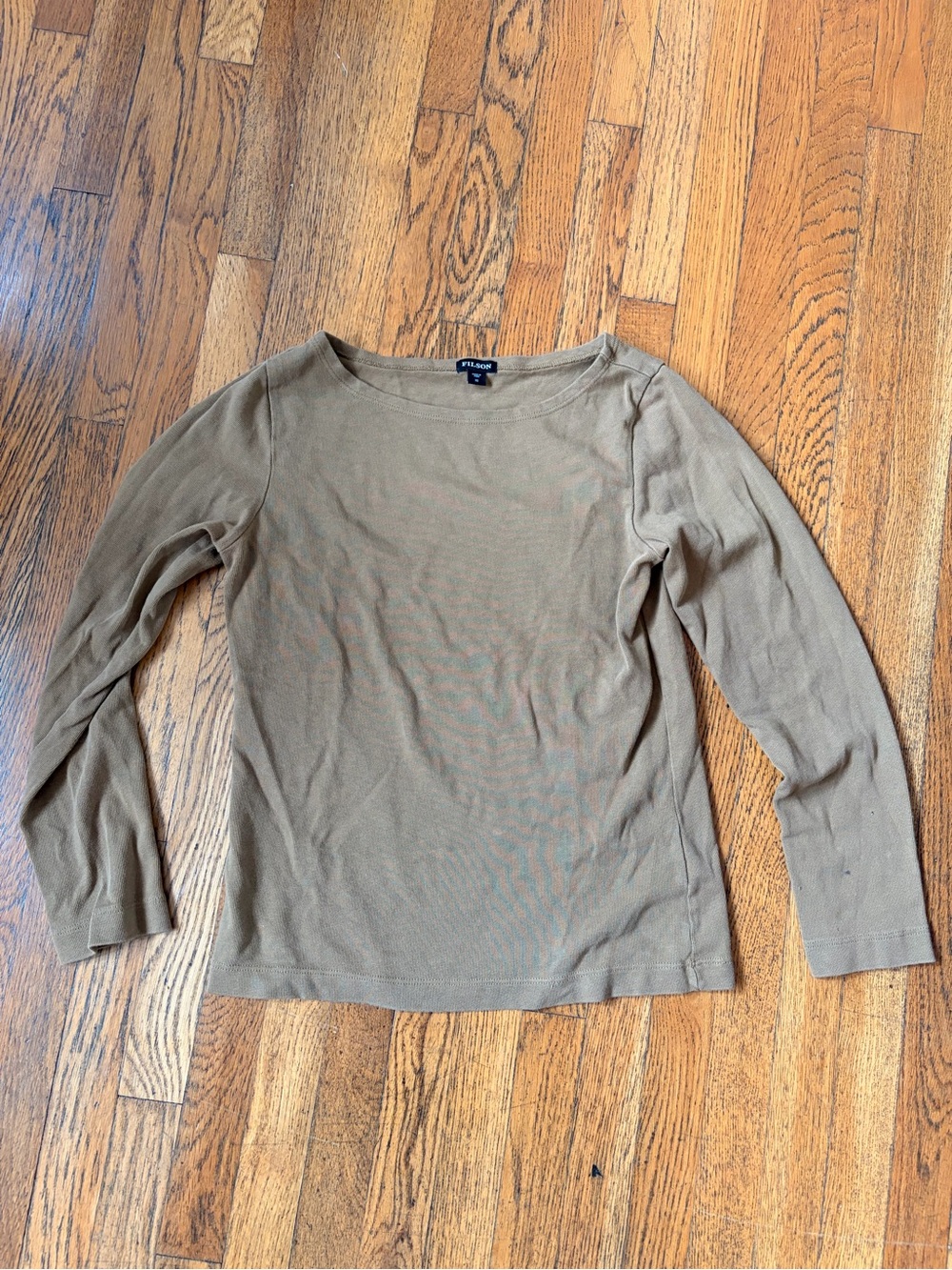 Filson Camel Long-Sleeve Boatneck Top